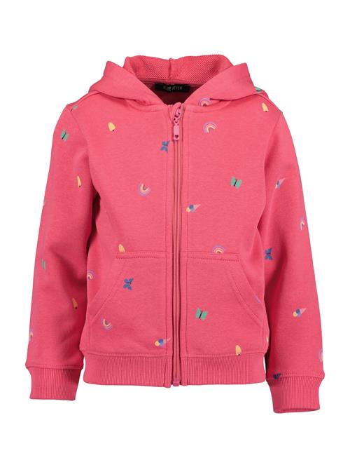 BLUE SEVEN Sweatjakke  blå / gul / mint / pink