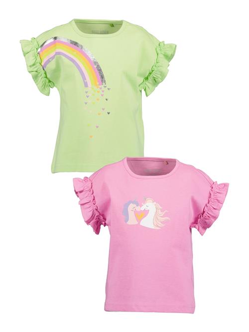 BLUE SEVEN Bluser & t-shirts  gul / pastelgrøn / lavendel / lys pink