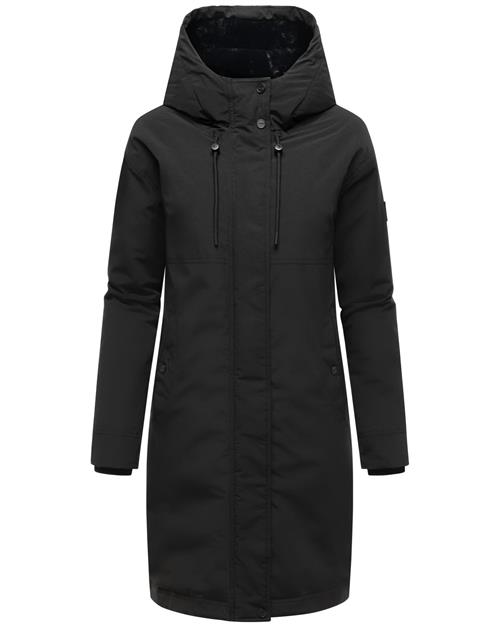 NAVAHOO Vinterfrakke 'Hageltanz 14'  sort