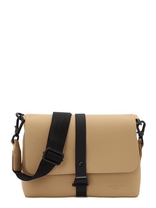 Gaston Luga Skuldertaske 'Spläsh'  cappuccino / sort