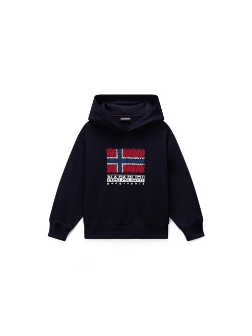 NAPAPIJRI Sweatshirt 'K B-Adige H'  blå / rød / sort / hvid