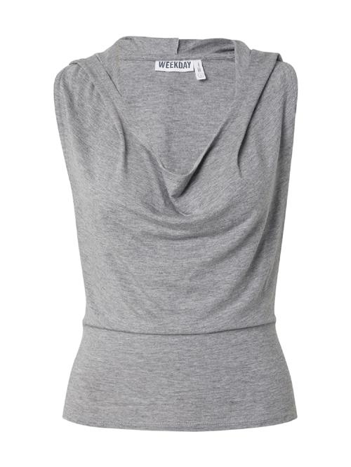 WEEKDAY Overdel 'Kylie'  grå-meleret