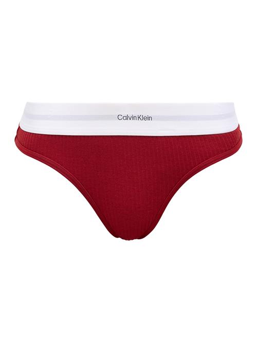 Calvin Klein Underwear String  rød / hvid
