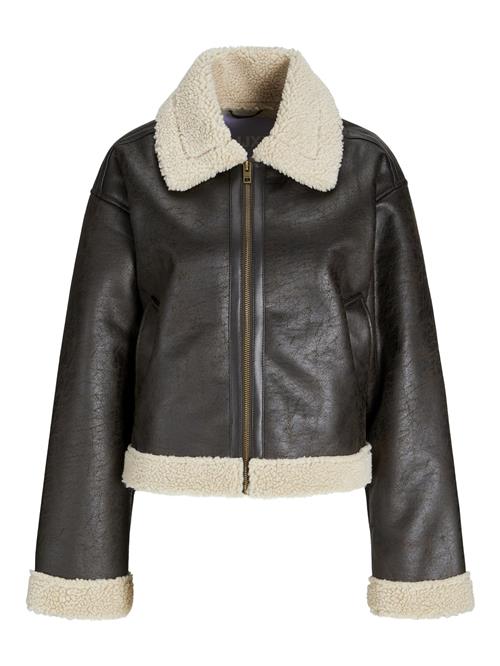 JJXX Overgangsjakke 'JXSVEA'  mørkebrun / hvid