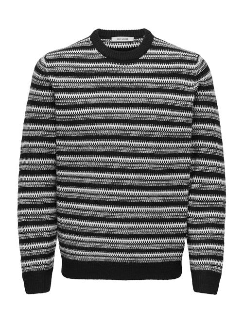Only & Sons Pullover 'ONSMING'  sort / hvid