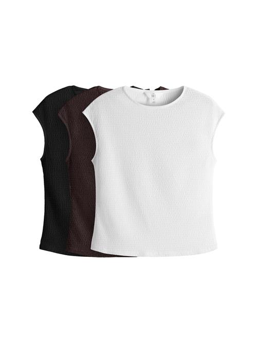 The Set Shirts  brun / sort / hvid