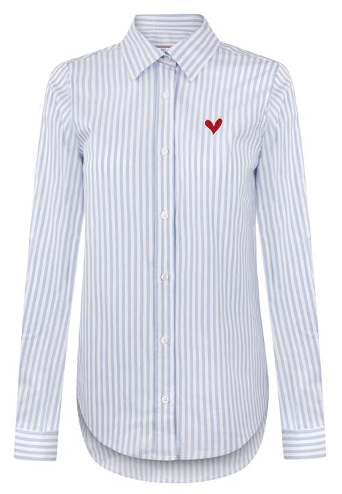 Felix Hardy Bluse  blå / hvid