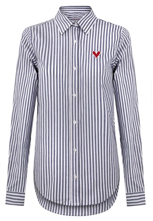 Felix Hardy Bluse  navy / rød / hvid