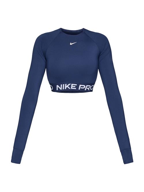 NIKE Funktionsbluse 'Pro'  navy / hvid