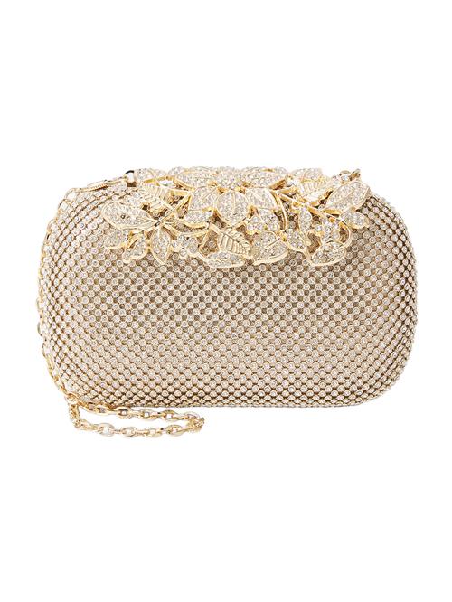 mascara Clutch  guld