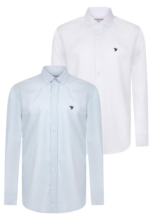 Felix Hardy Skjorte  lysebrun / hvid