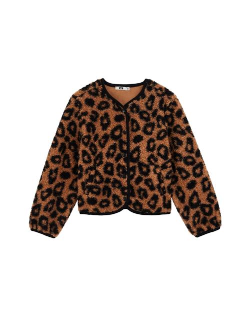 WE Fashion Overgangsjakke  brun / sort