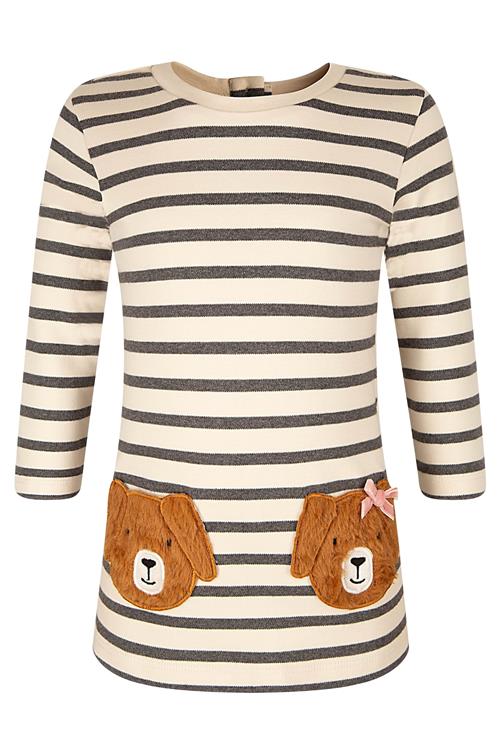 happy girls Kjole  beige / brun