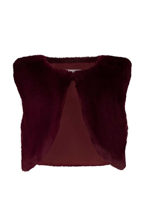 happy girls Vest  mørkerød