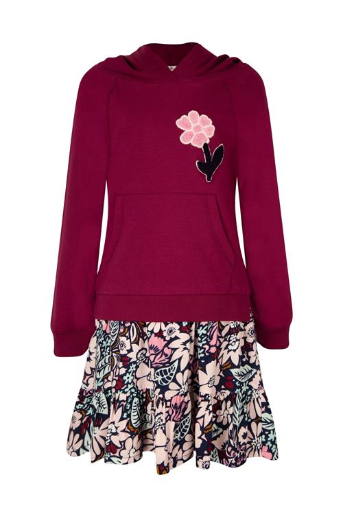 happy girls Kjole  mørkerød