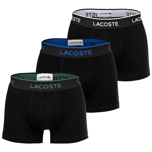 LACOSTE Boksershorts  blå / grøn / sort / hvid