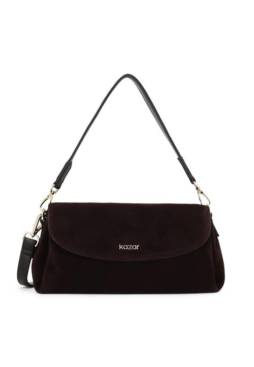Kazar Skuldertaske  mørkebrun