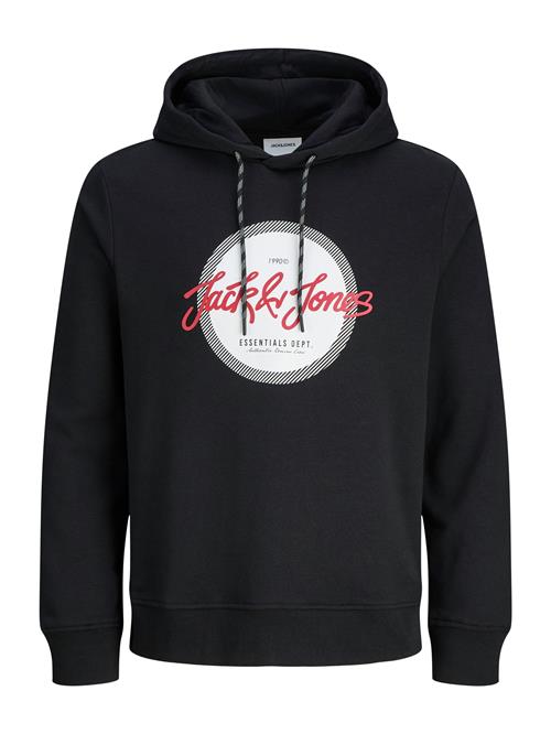 JACK & JONES Sweatshirt 'JJURBAN'  rød / sort / hvid