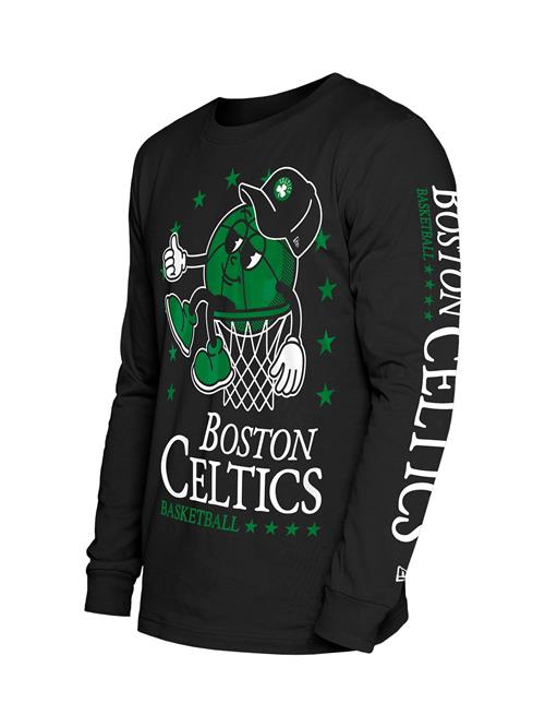 NEW ERA Sweatshirt 'NBA Boston Celtics'  grøn / sort / hvid