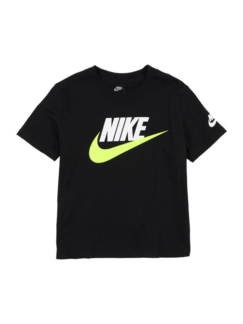 Nike Sportswear Shirts 'CLUB FAMILY'  neongul / sort / hvid