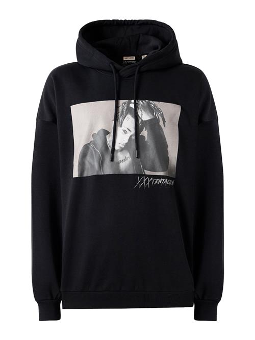 Only & Sons Sweatshirt 'ONSTENTACION'  lysegrå / sort / hvid
