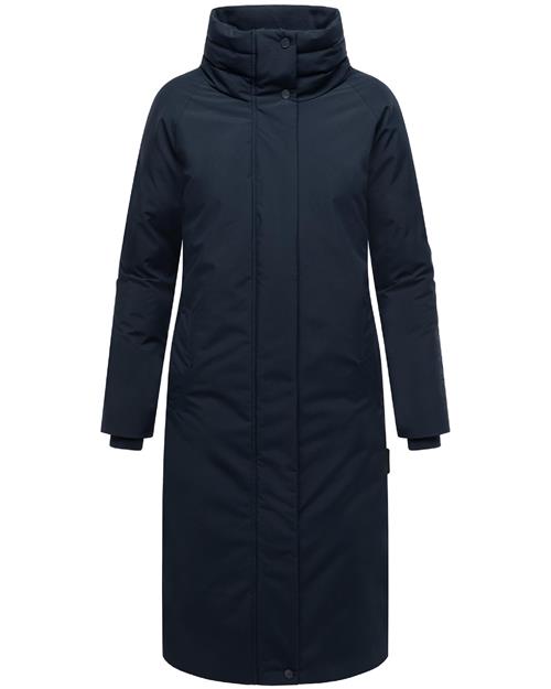 NAVAHOO Vinterfrakke 'Traumblüte 14'  navy