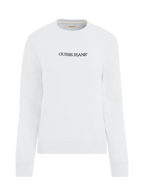 GUESS JEANS Sweatshirt  sort / hvid