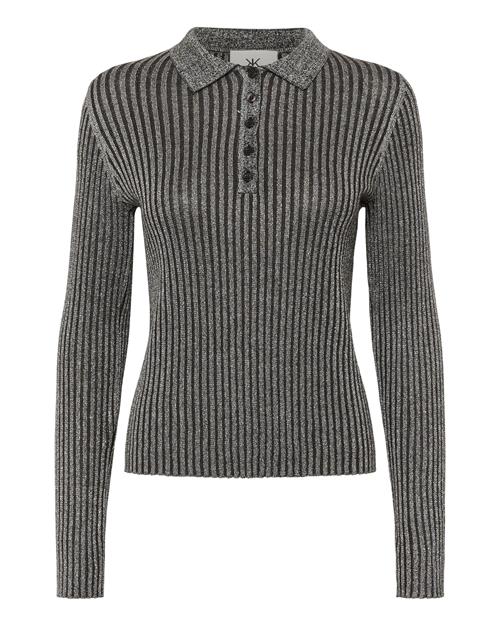 KAREN BY SIMONSEN Pullover 'Ulima'  grå / mørkegrå / grå-meleret