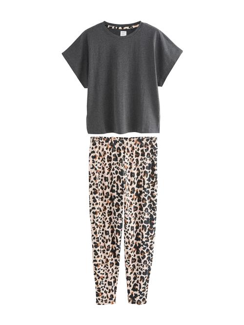 Next Pyjamas  beige / brun / mørkegrå / sort
