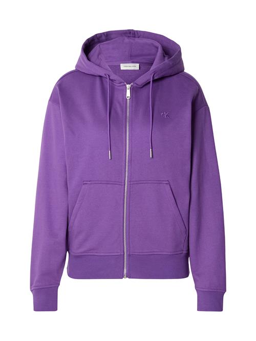 Calvin Klein Jeans Sweatjakke  lilla