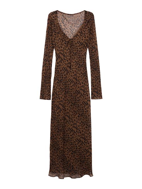 MANGO Kjole 'Valeria'  karamel / sort