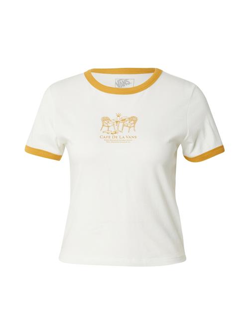 VANS Shirts 'De La Vans Ringer'  safran / hvid