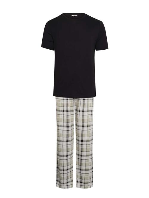 Dagi Pyjamas lang  grå / sort / hvid