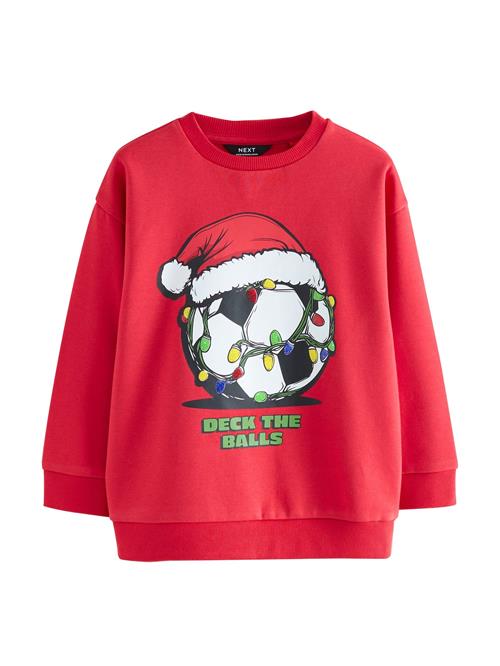 Next Sweatshirt  grøn / purpur / sort / hvid