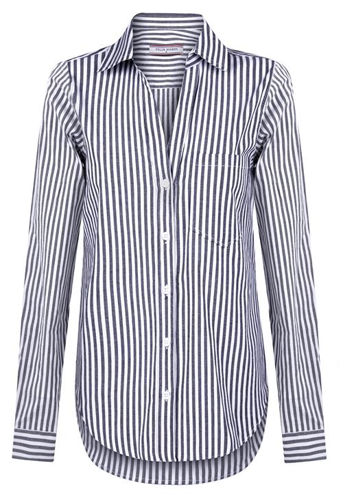Felix Hardy Bluse  navy / hvid