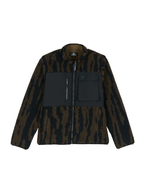 Volcom Fleecejakke 'STORM STONE'  mørkegrøn / sort