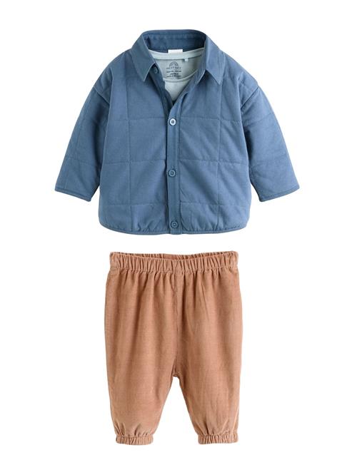 Next Sæt  royalblå / himmelblå / mørkeblå / karamel