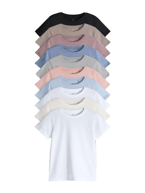 The Set Shirts  lyseblå / pudder / sort / hvid