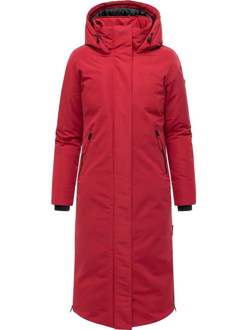NAVAHOO Vinterfrakke 'Schneewächter 14'  rød