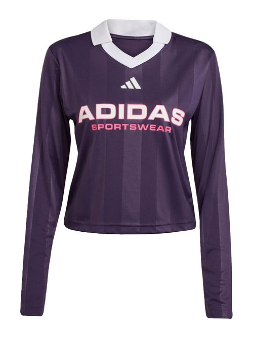 ADIDAS SPORTSWEAR Funktionsbluse 'TIRO Q4'  brombær / mørkelilla / lys pink / hvid