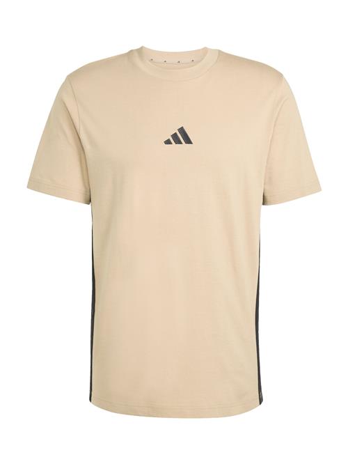 ADIDAS SPORTSWEAR Funktionsskjorte  beige / sort