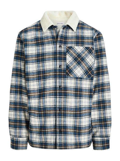 JACK & JONES Overgangsjakke 'ZAC'  navy / mørkeblå / brun / offwhite