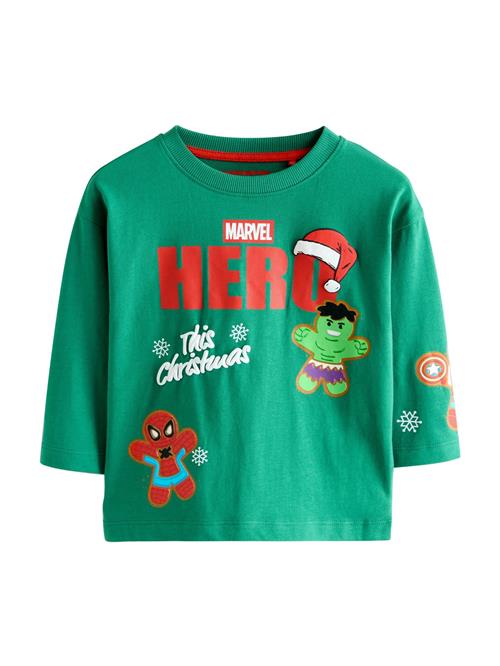 Next Shirts 'Marvel'  grøn / rød