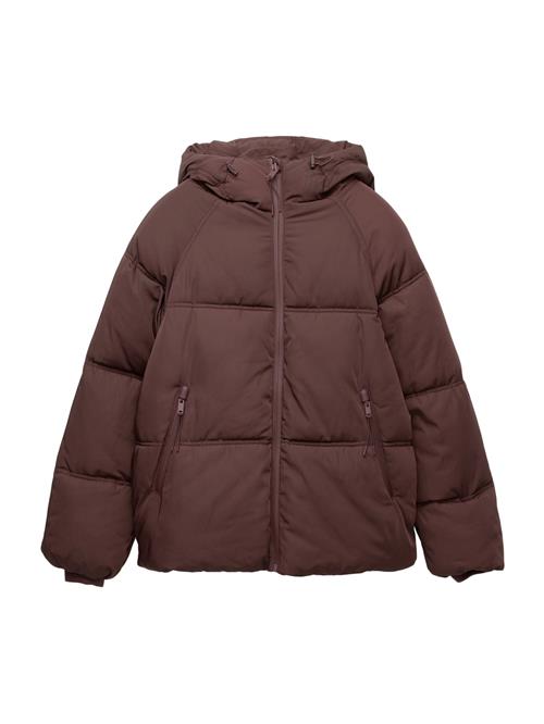 Pull&Bear Vinterjakke  vinrød