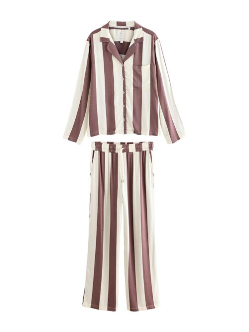 Next Pyjamas  brun / hvid