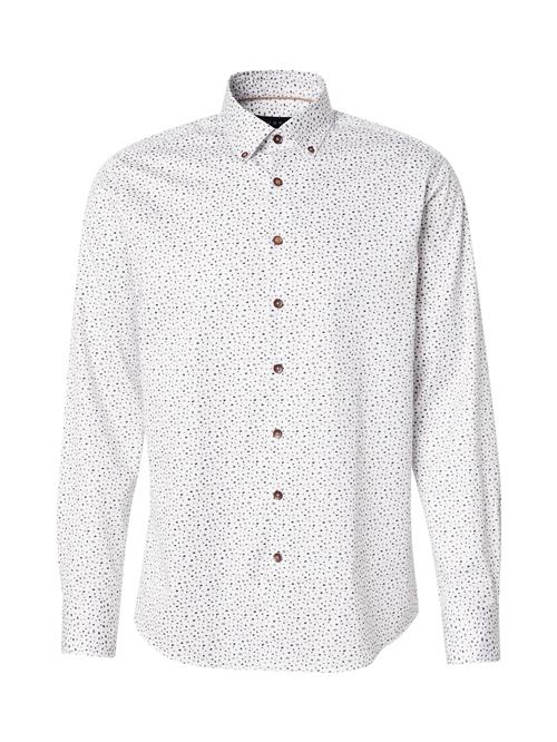 bugatti Skjorte  navy / lysebrun / græsgrøn / hvid