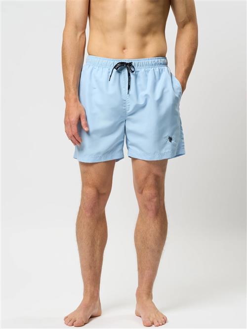 U.S. POLO ASSN. Badeshorts 'UMAZA'  lyseblå
