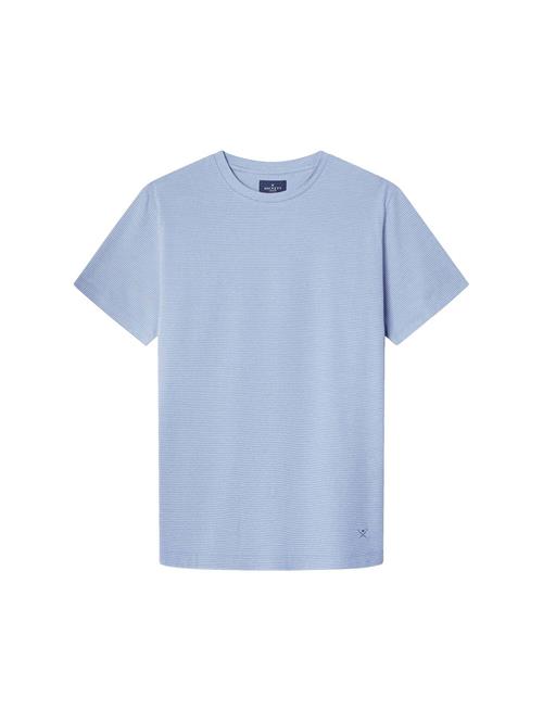 Hackett London Bluser & t-shirts 'Birdseye'  lyseblå / hvid