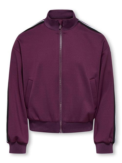 ONLY GIRLS Overgangsjakke 'KOGWarm'  bær / sort / hvid