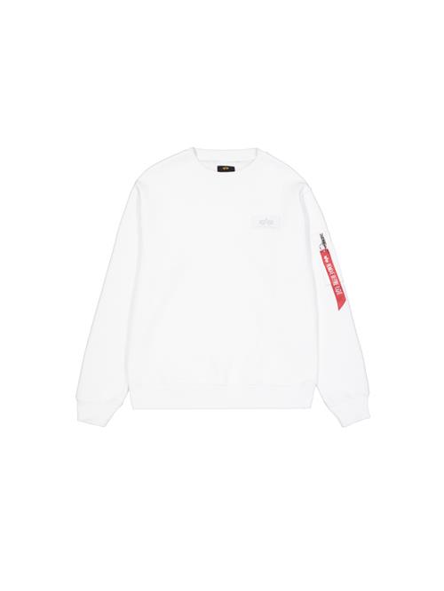 ALPHA INDUSTRIES Sweatshirt  rød / sort / hvid